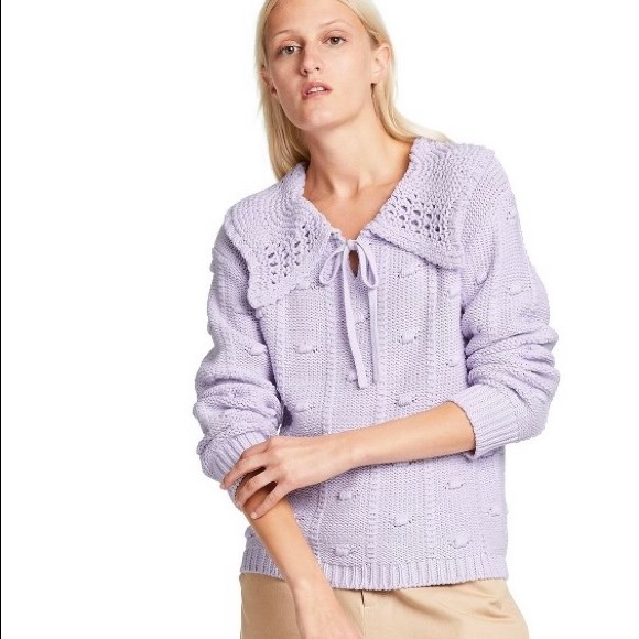 Woman’s collard pullover sweater-sandy liang x target - Picture 3 of 4